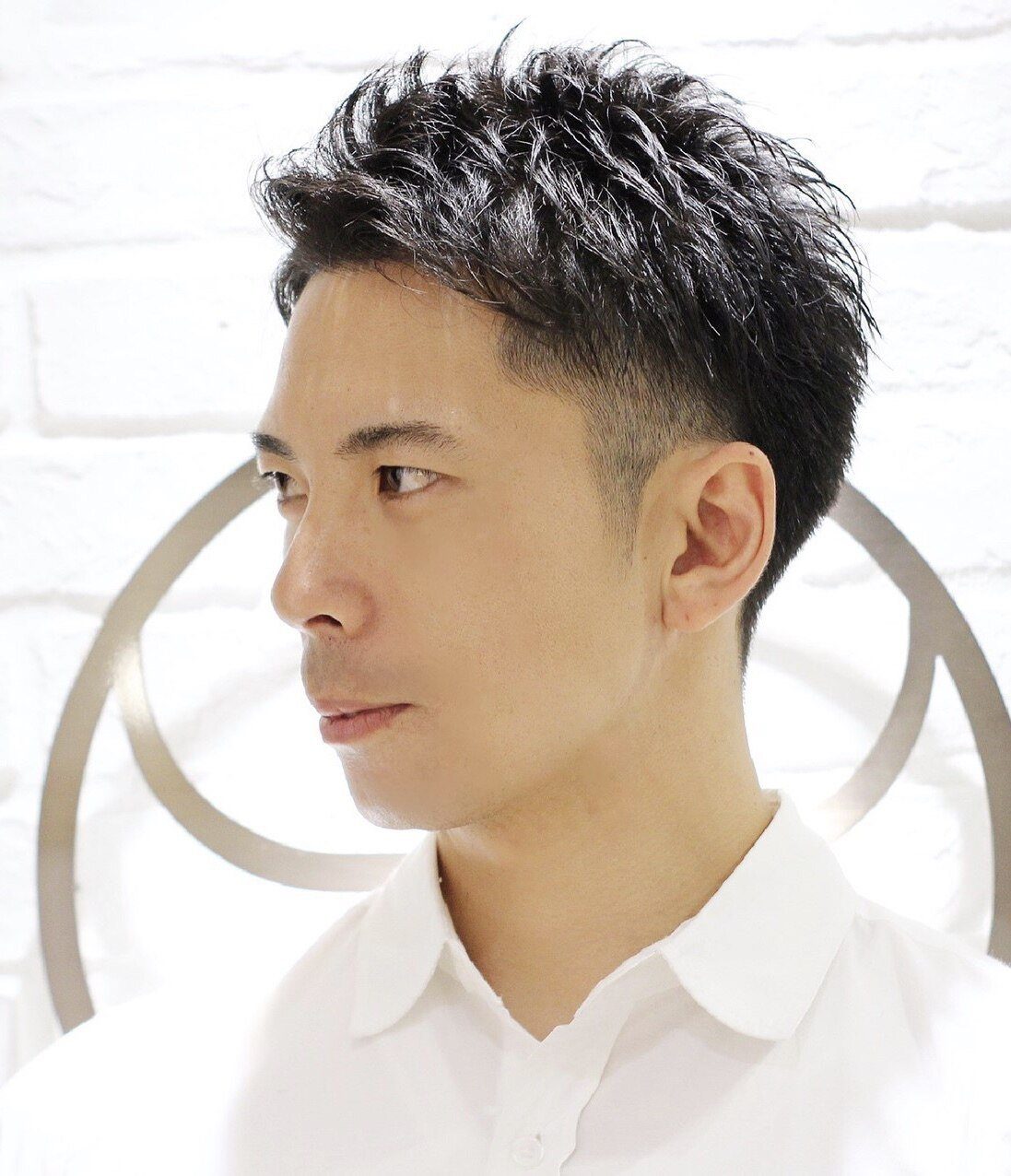 第4位：ツーブロックショート×束感で清潔感アップ