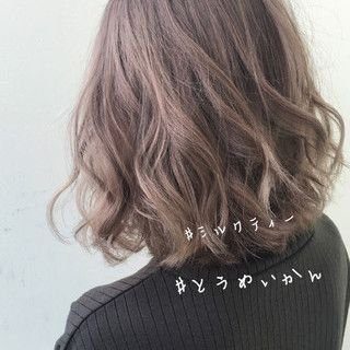 第2位：ナチュラルミディアム×ゆるふわパーマ