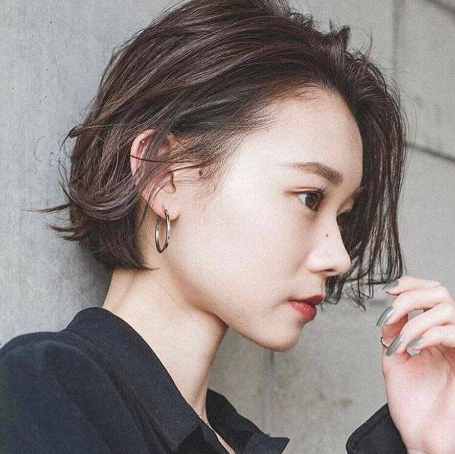 ハンサムショート×ニュアンスカールでこなれ感アップ