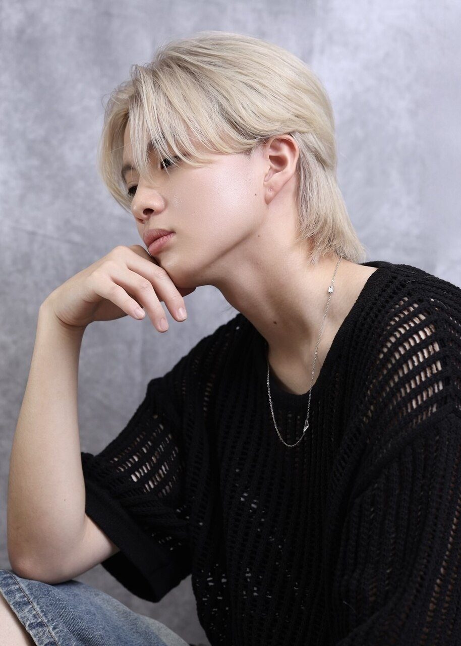 ⑦韓国風ウルフ前髪（ハッシュカット）：色気のあるスタイル